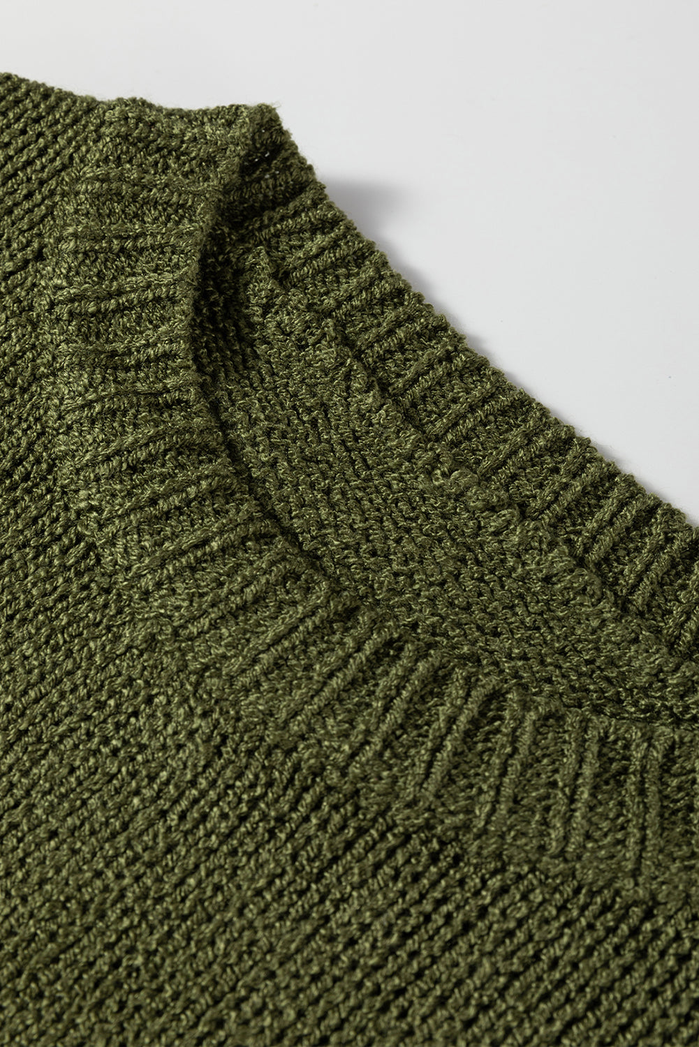 Solid Slouchy Drop Shoulder Sweater Dress