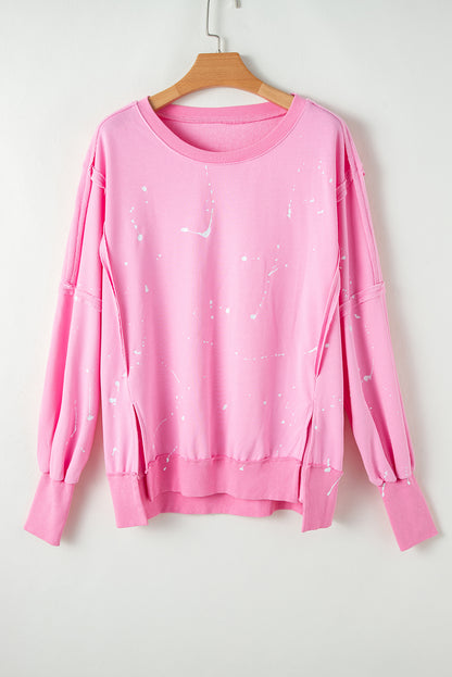 Splash Spots Reverse Seam Sweatshirt