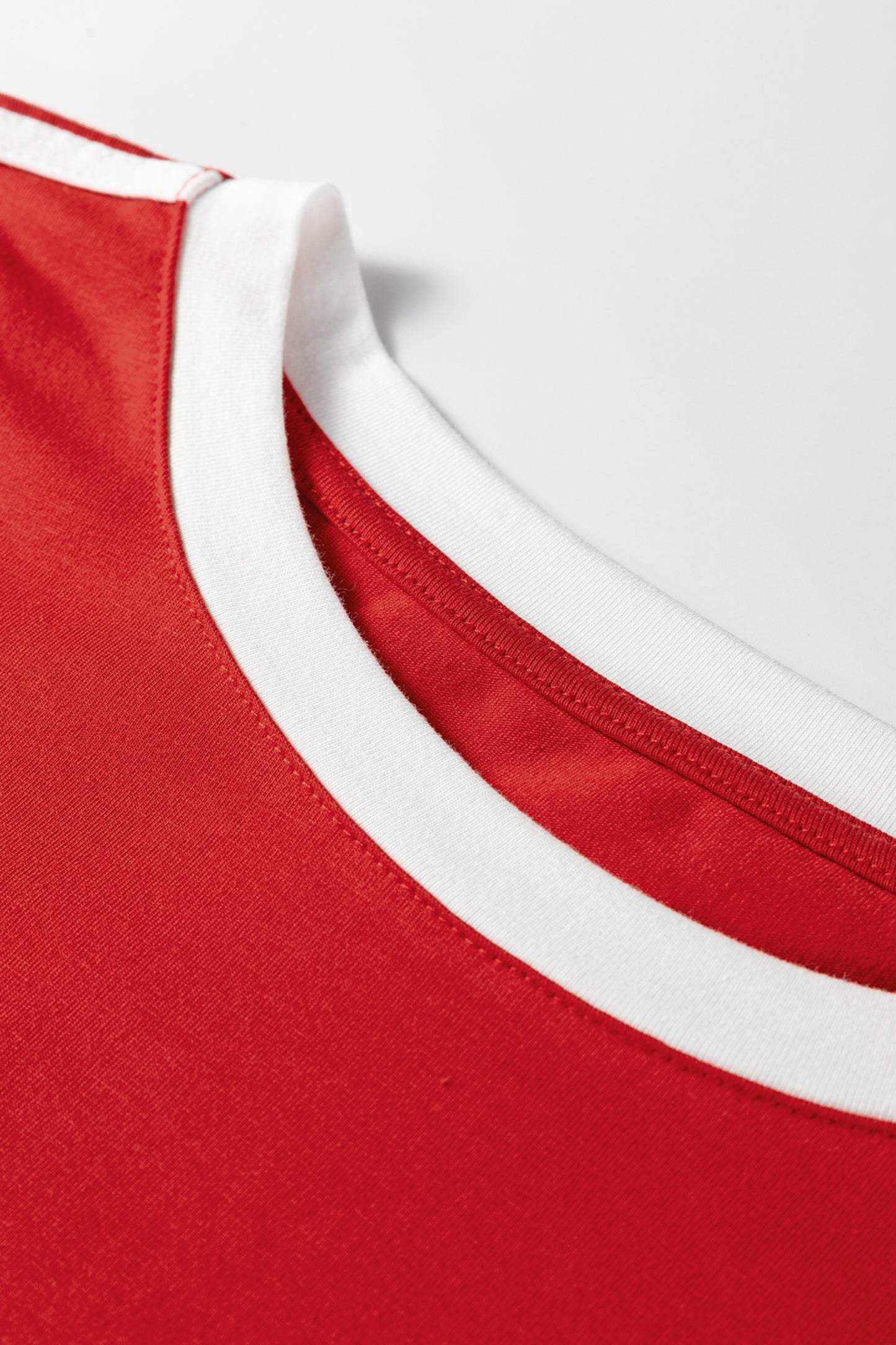 Varsity Stripe Crew Neck Long Sleeve Top