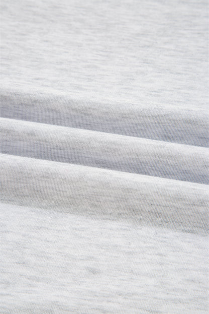 Colorblock Contrast Stitch Raglan Sleeve Top