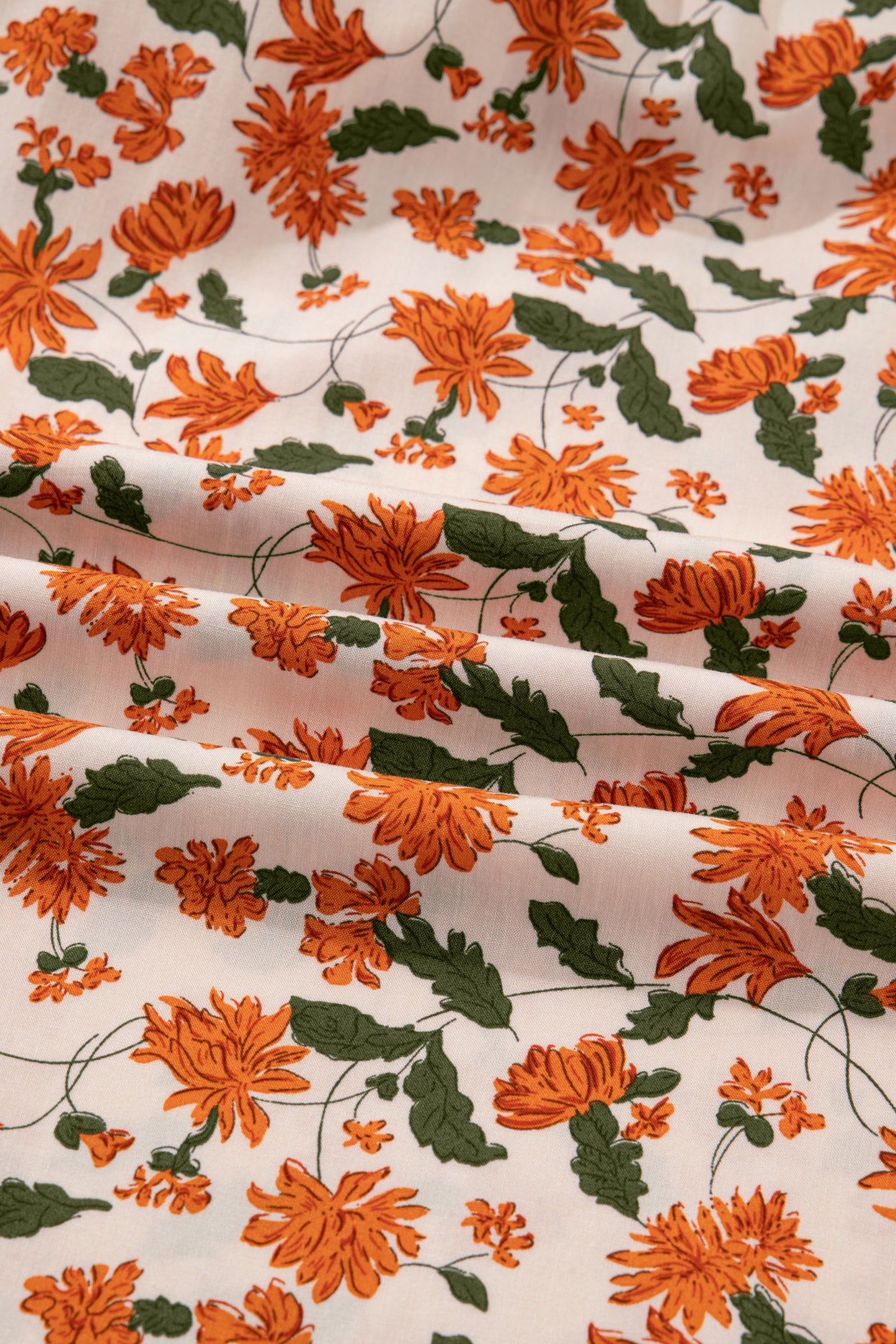 Plus Size Floral Long Sleeve V-Neck Babydoll Dress