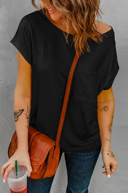 Short Sleeve Pocketed Tee