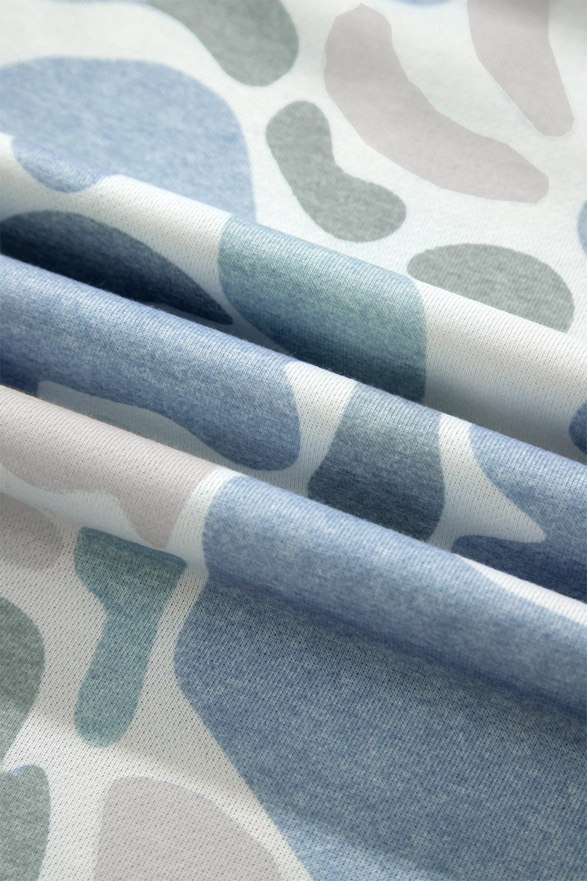 Camo Long Sleeve Mock Neck Sweatshirt