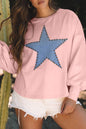 Star Studded Long Sleeve Top