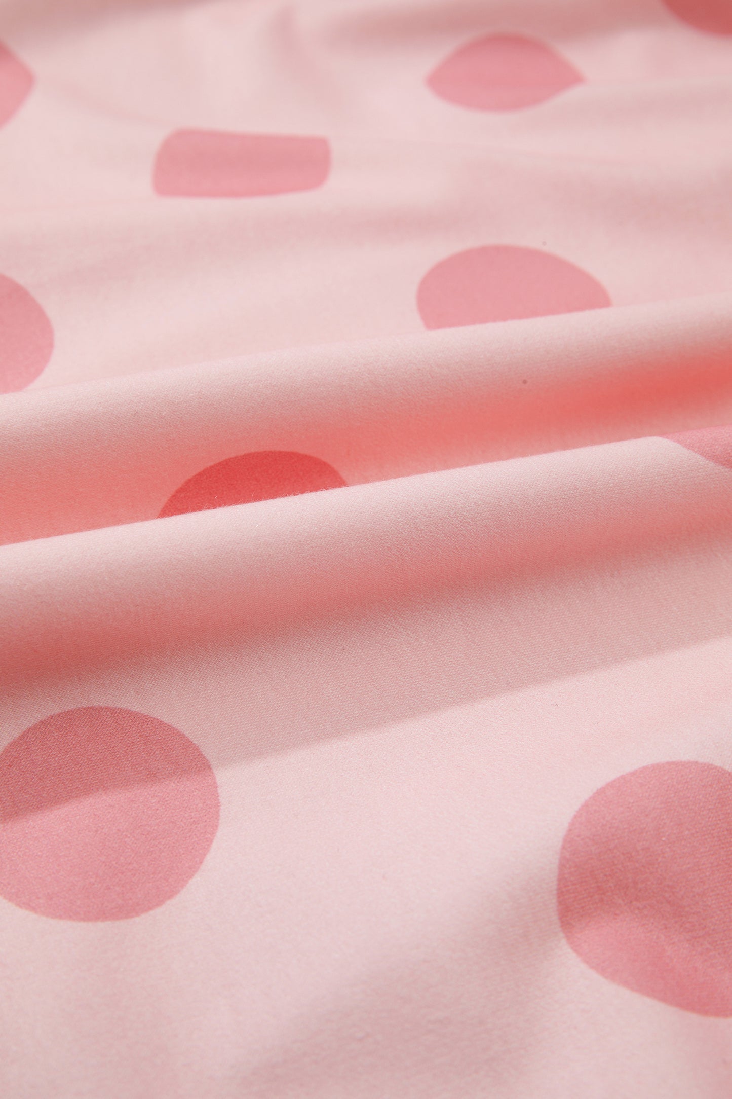 Polka Dot Long Sleeve Flared Mini Dress