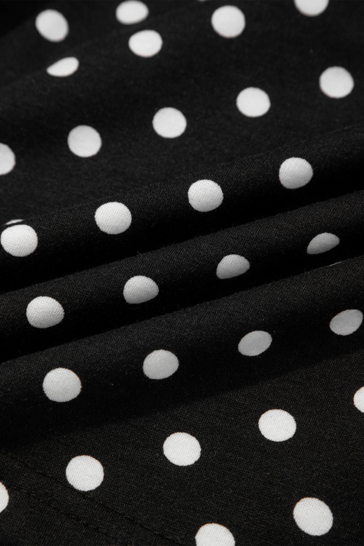 Polka Dot Drawstring Mini Skort
