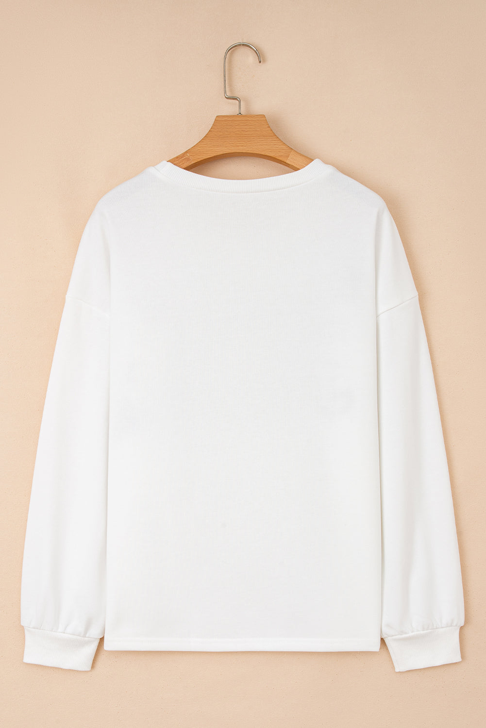 HOLLY JOLLY Embroidered Pullover Sweatshirt