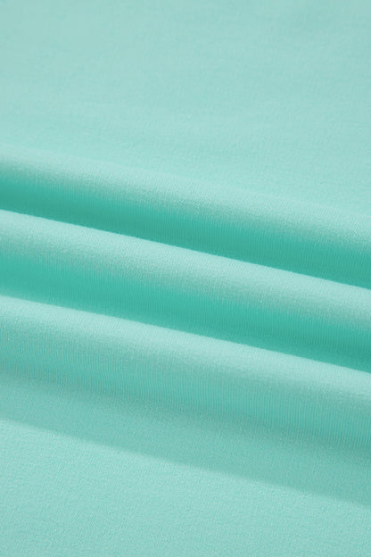 Colorblock Drop Shoulder T-Shirt & Skort Set
