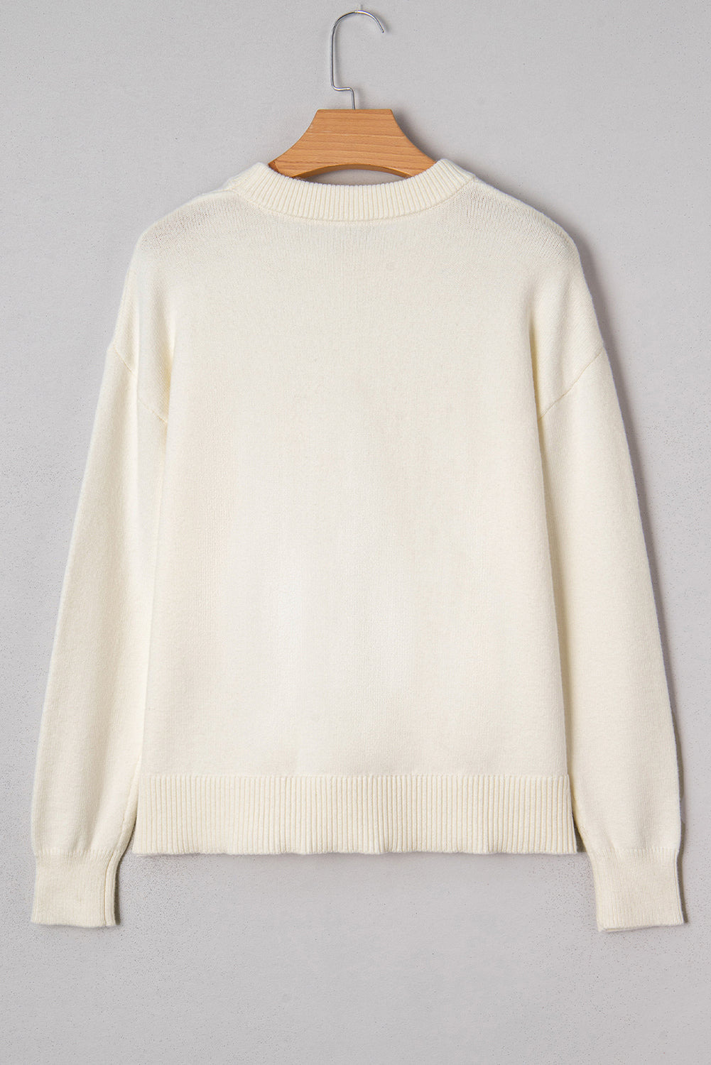 Christmas Bow Sequin Holiday Sweater