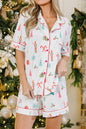 Christmas Shirt and Shorts Pajama Set