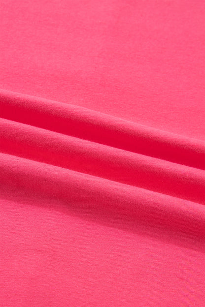 Valentine Heart Stripe Patchwork Long Sleeve Top