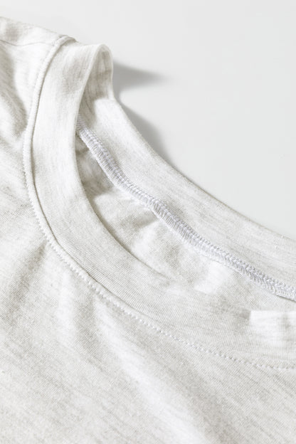 Solid Shirred Peasant Long Puff Sleeve Top