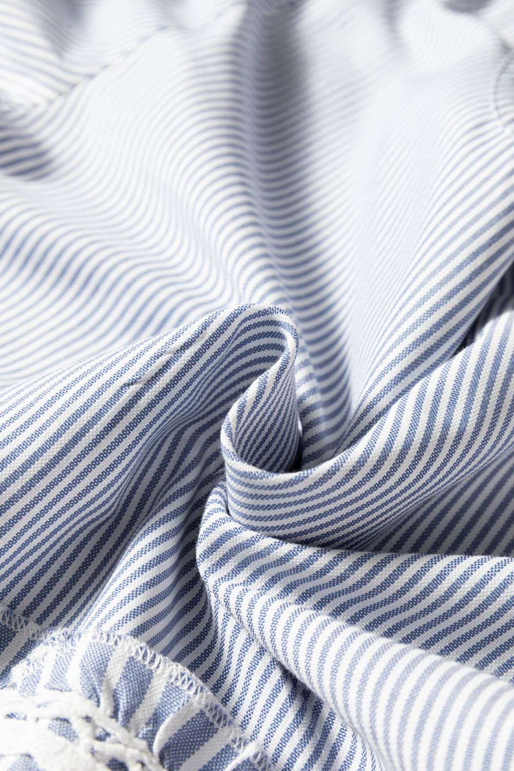 Stripe Patchwork Lace Trim 3/4 Sleeve Maxi Dress