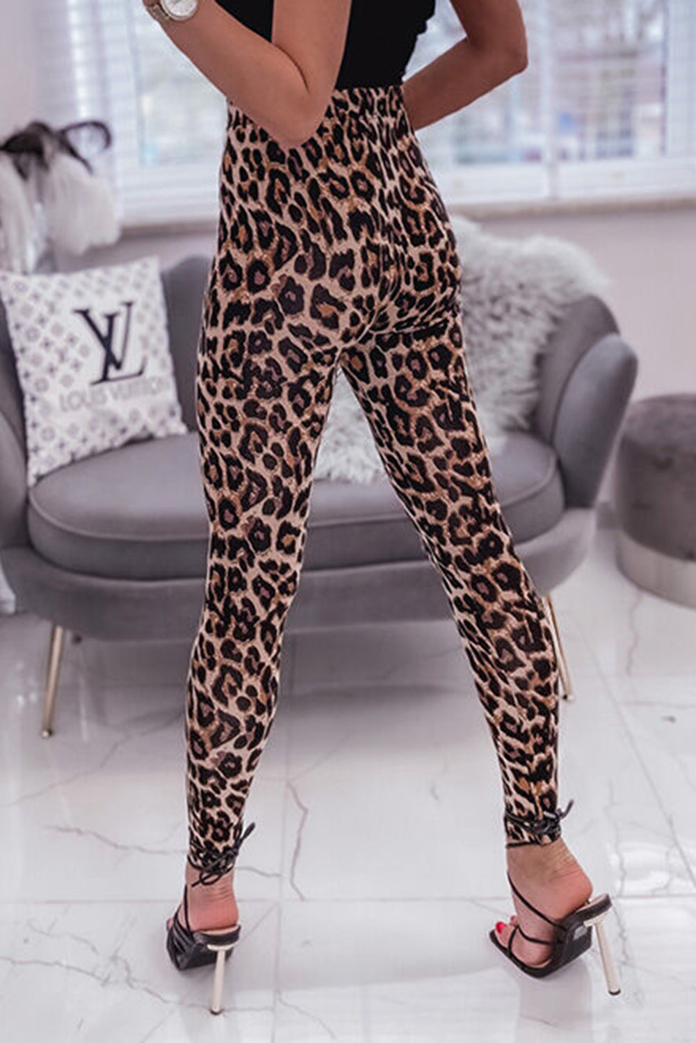 Leopard Vintage High Waist Leggings