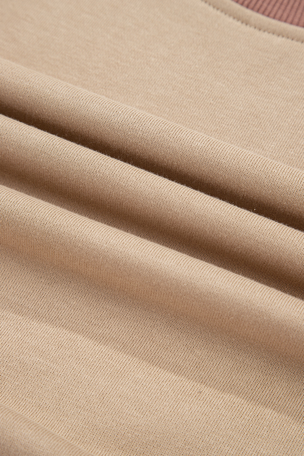 Colorblock Long Sleeve Top and  Drawstring Pant Set