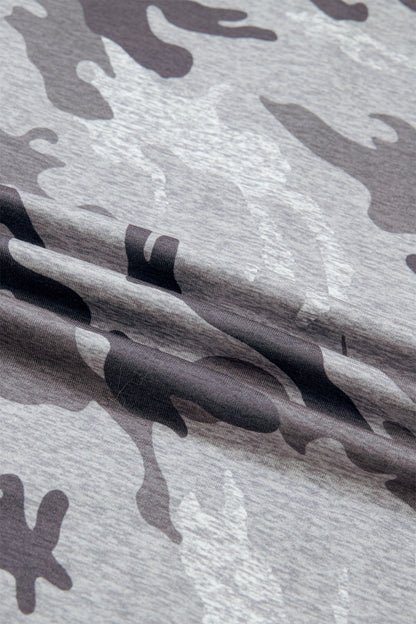 Plus Size Camo Short Sleeve T-Shirt