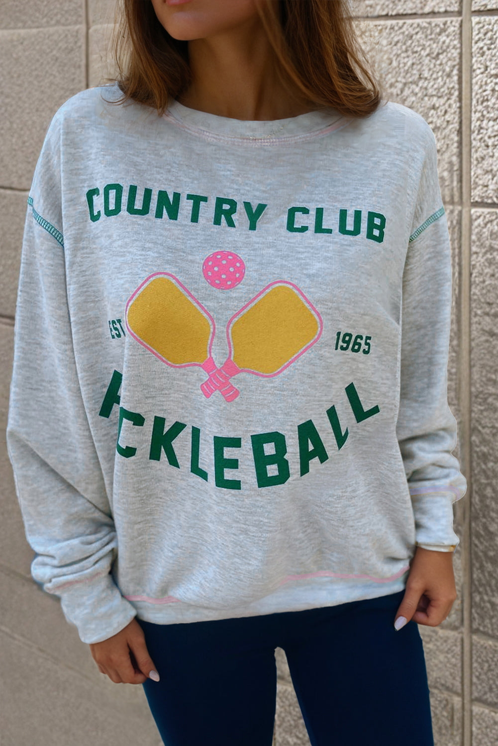 Country Club Pickleball Crewneck Sweatshirt