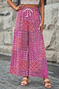 Boho Patchwork Wide Leg Pants