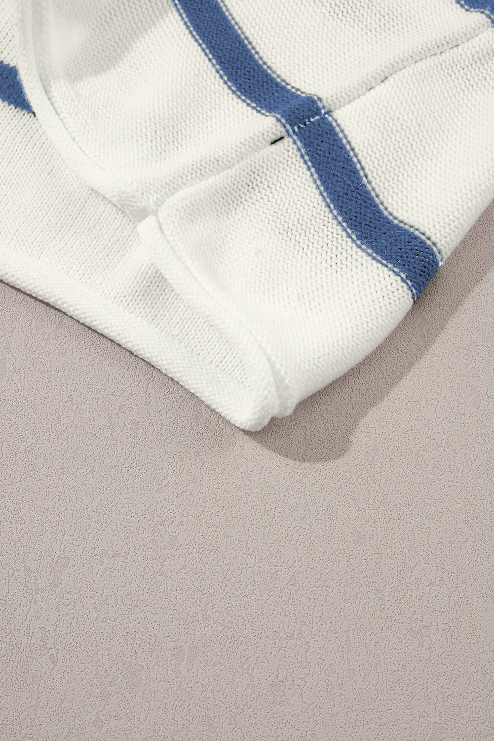 Stripe Batwing Sleeve Sweater Tee