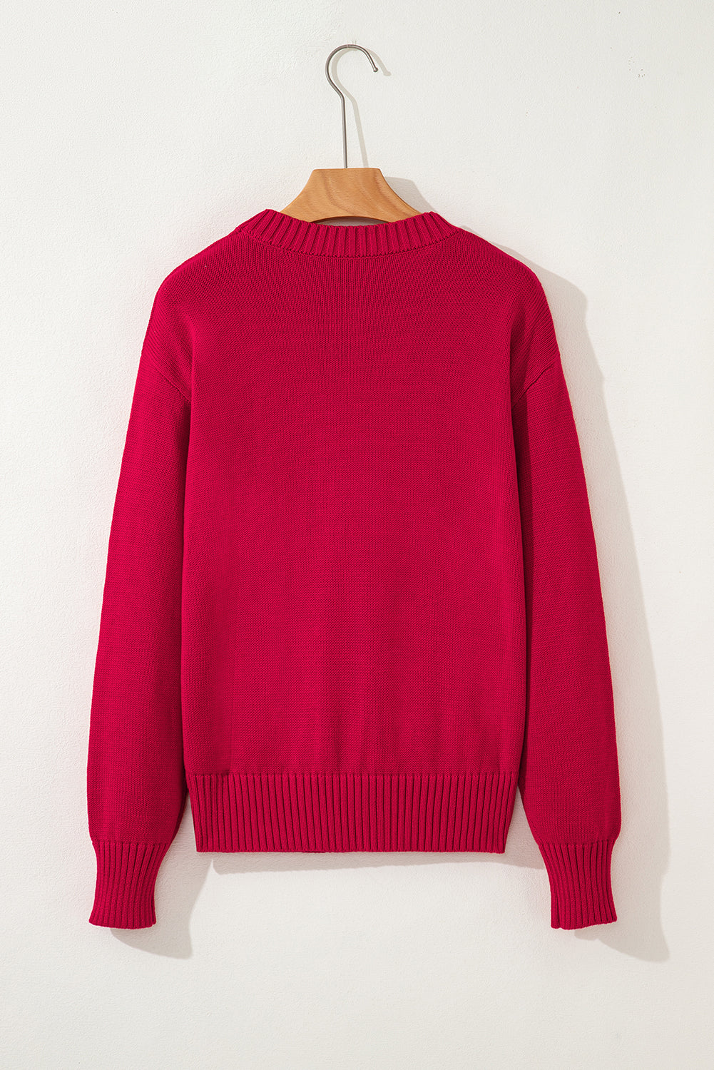 MERRY Christmas Drop Shoulder Baggy Sweater