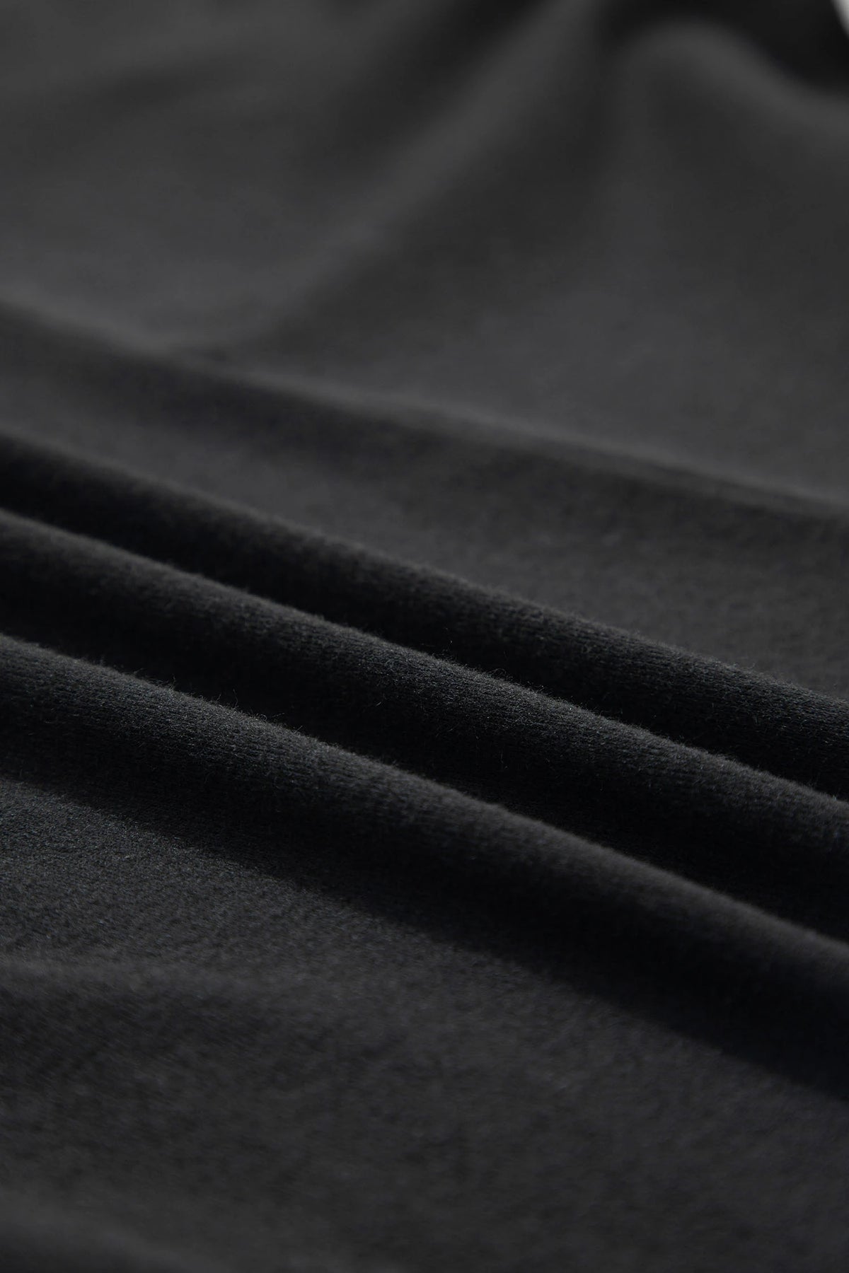 Solid Turtleneck Dolman Long Sleeve Top