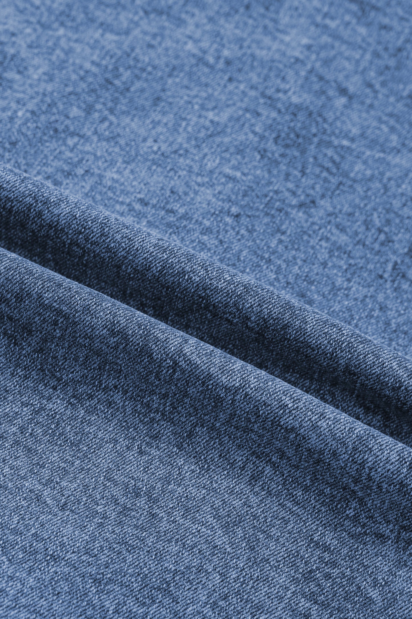 Western Denim Button Front Slit Sleeveless Vest