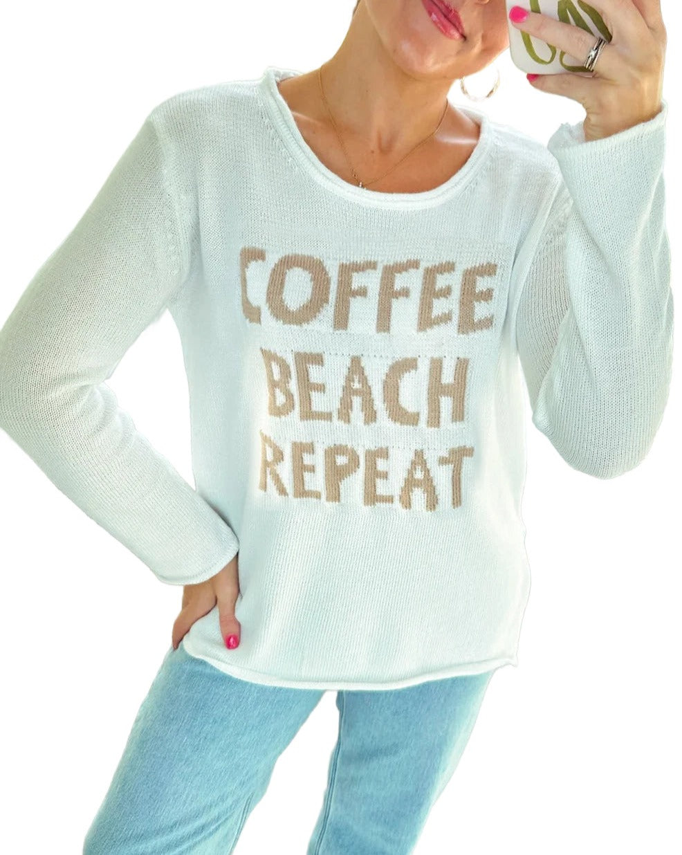 Coffee Beach Repeat Sweater