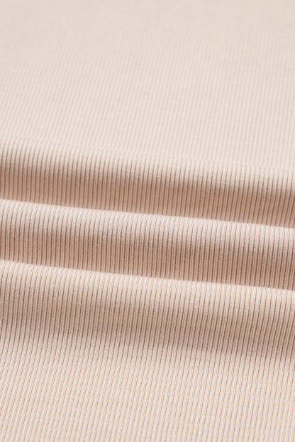 Solid Side Slit Sweatshirt and Leggings Set