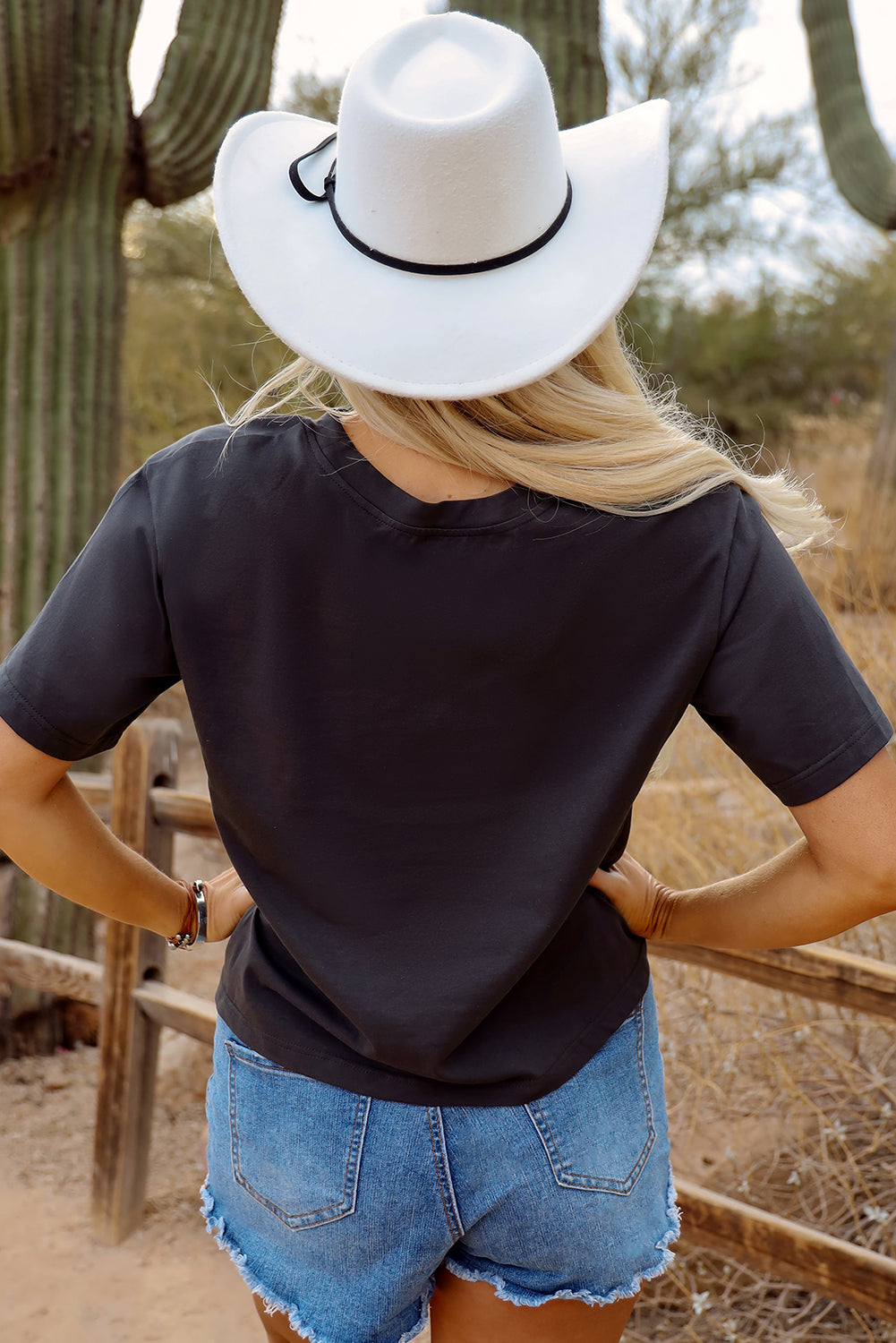 Western Aztec Crewneck T-Shirt