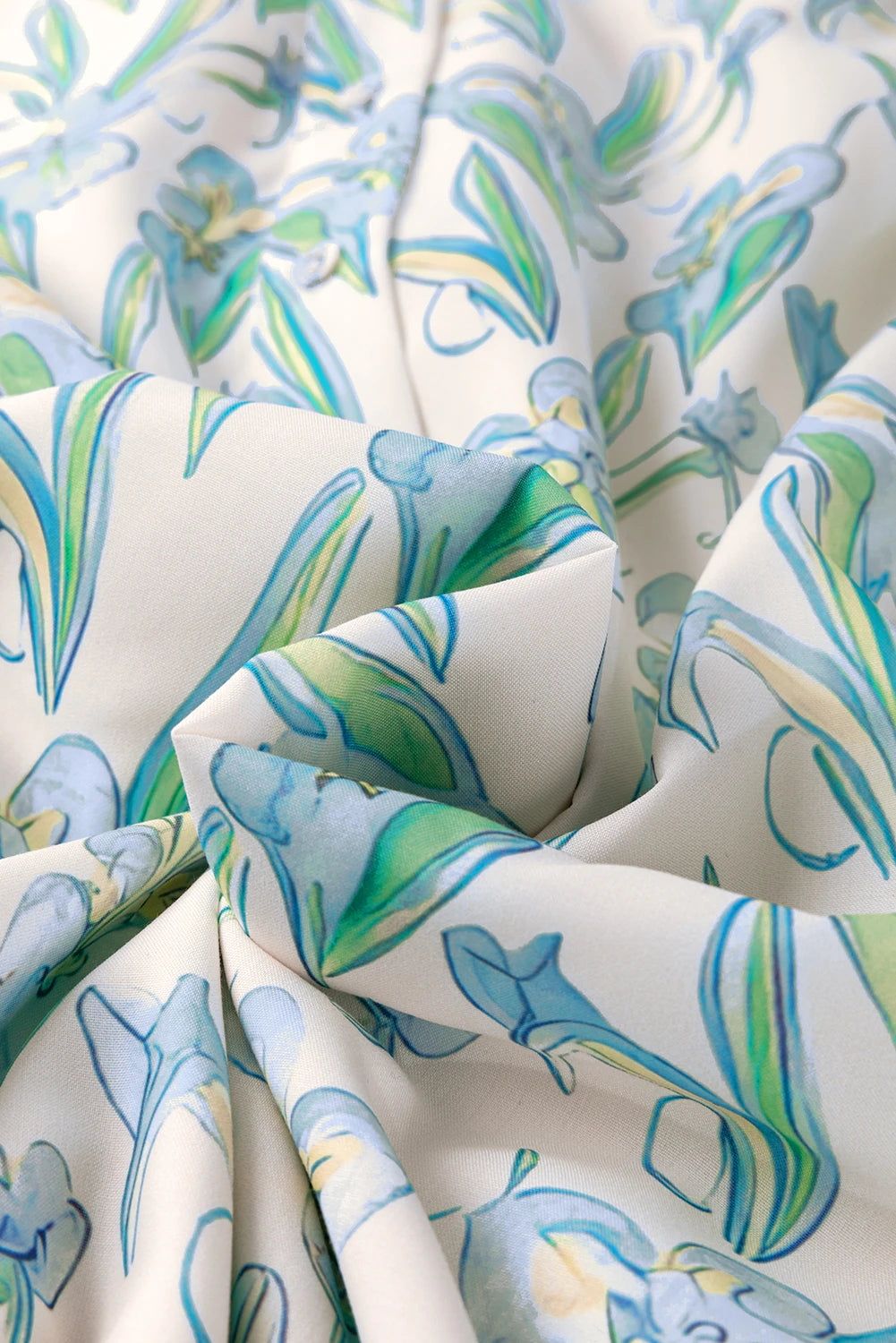 Floral Short Sleeve Buttoned Shirt Dress