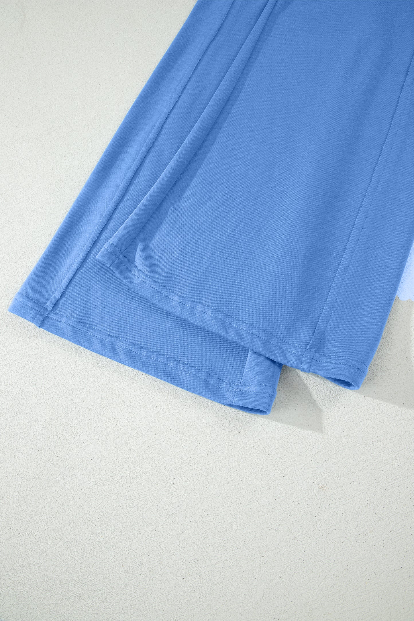Solid Color Oversize Tee & Wide Leg Pants Set
