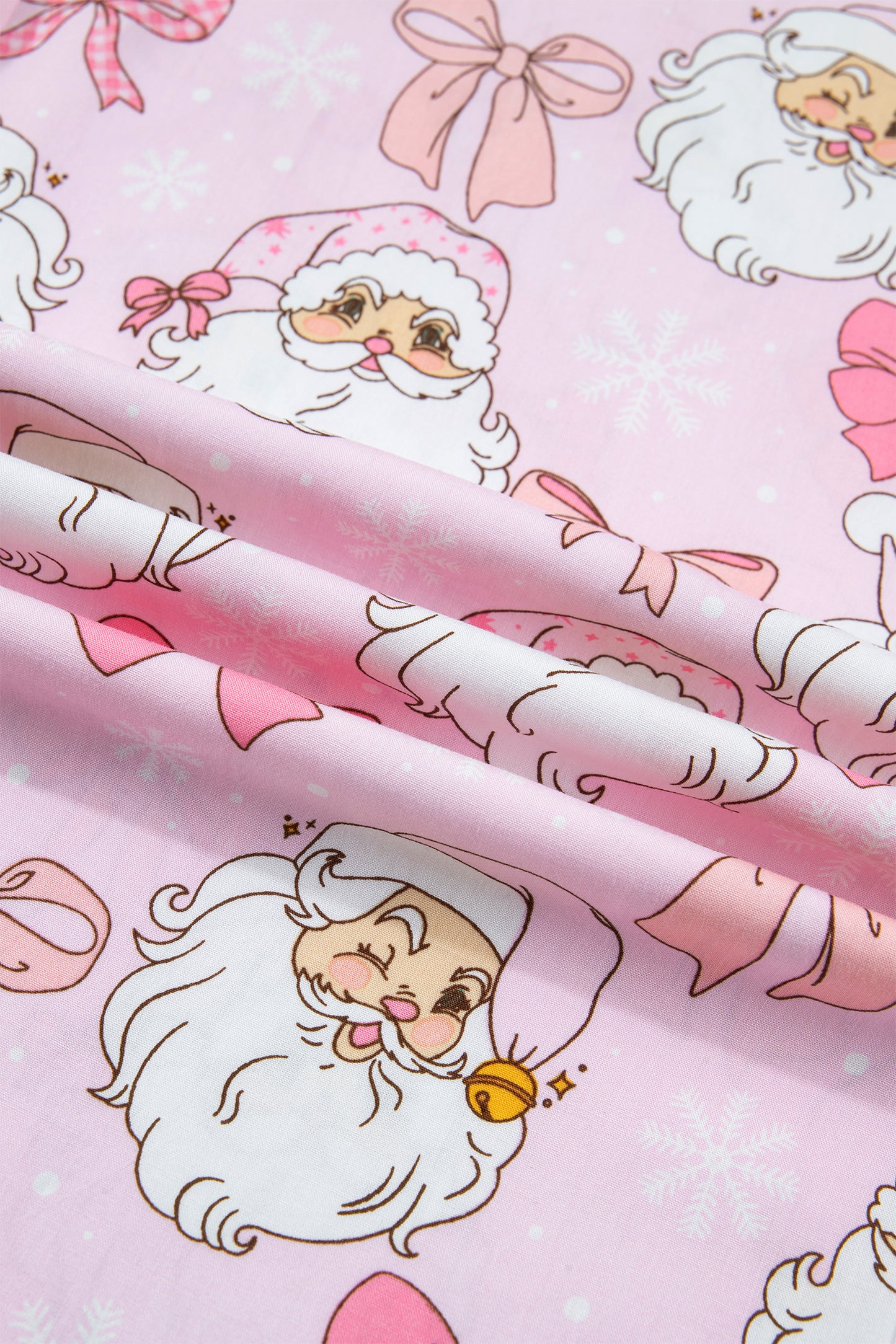 Christmas Santa Long Sleeve Top & Pants Pajama Set