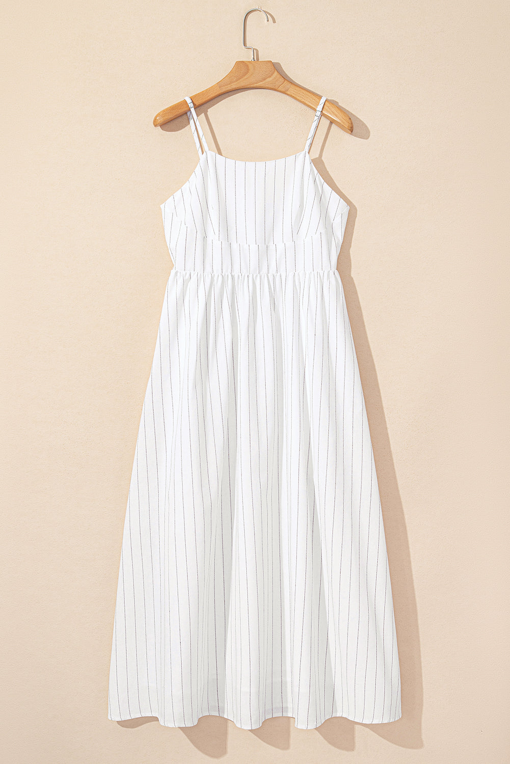 Stripe Spaghetti Strap Maxi Dress