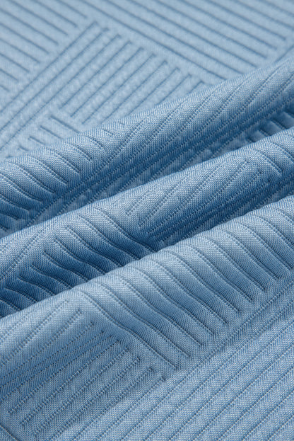 Textured Top and Pants Set