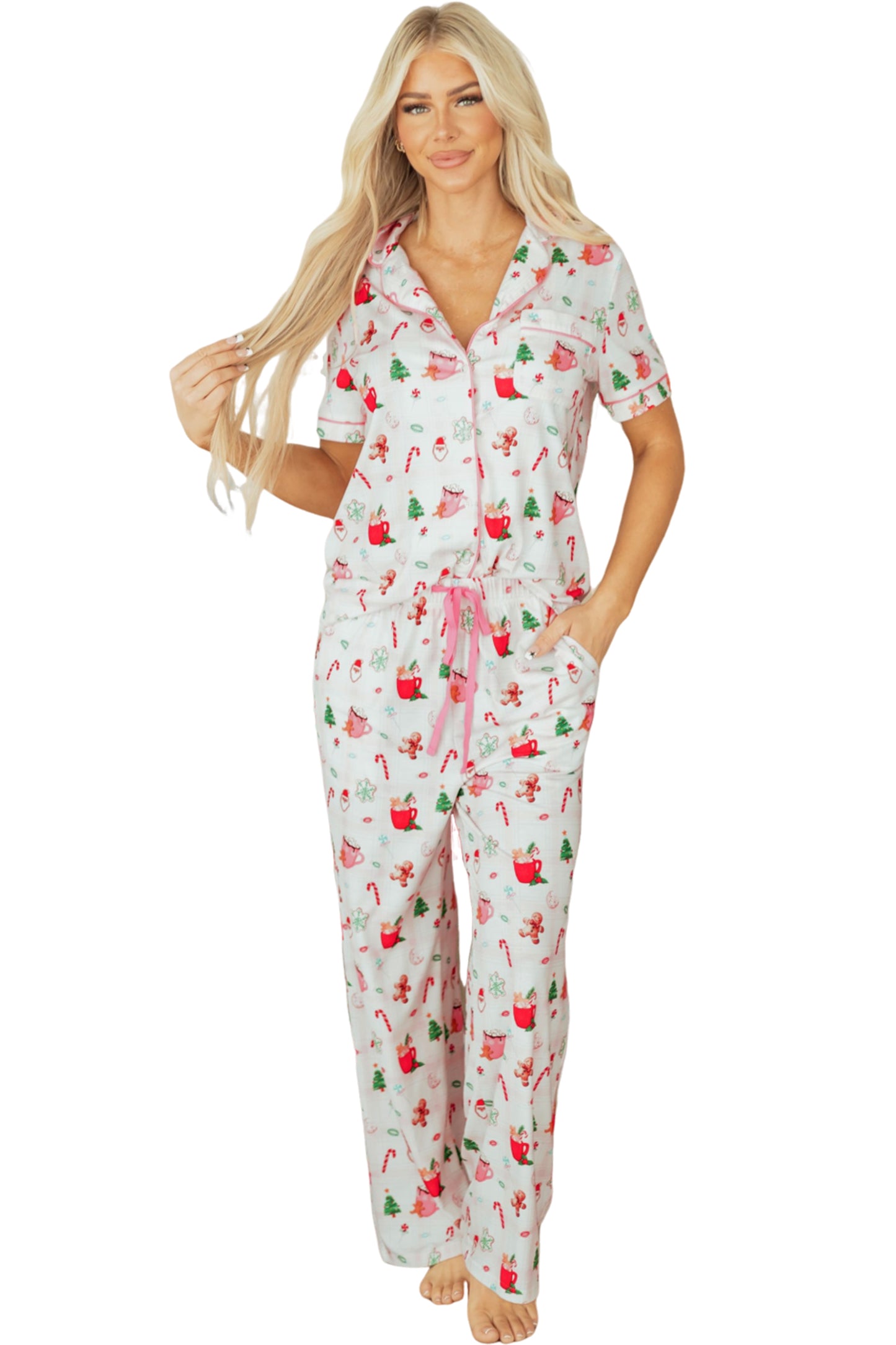 Christmas Holiday Shirt and Pants Pajama Set