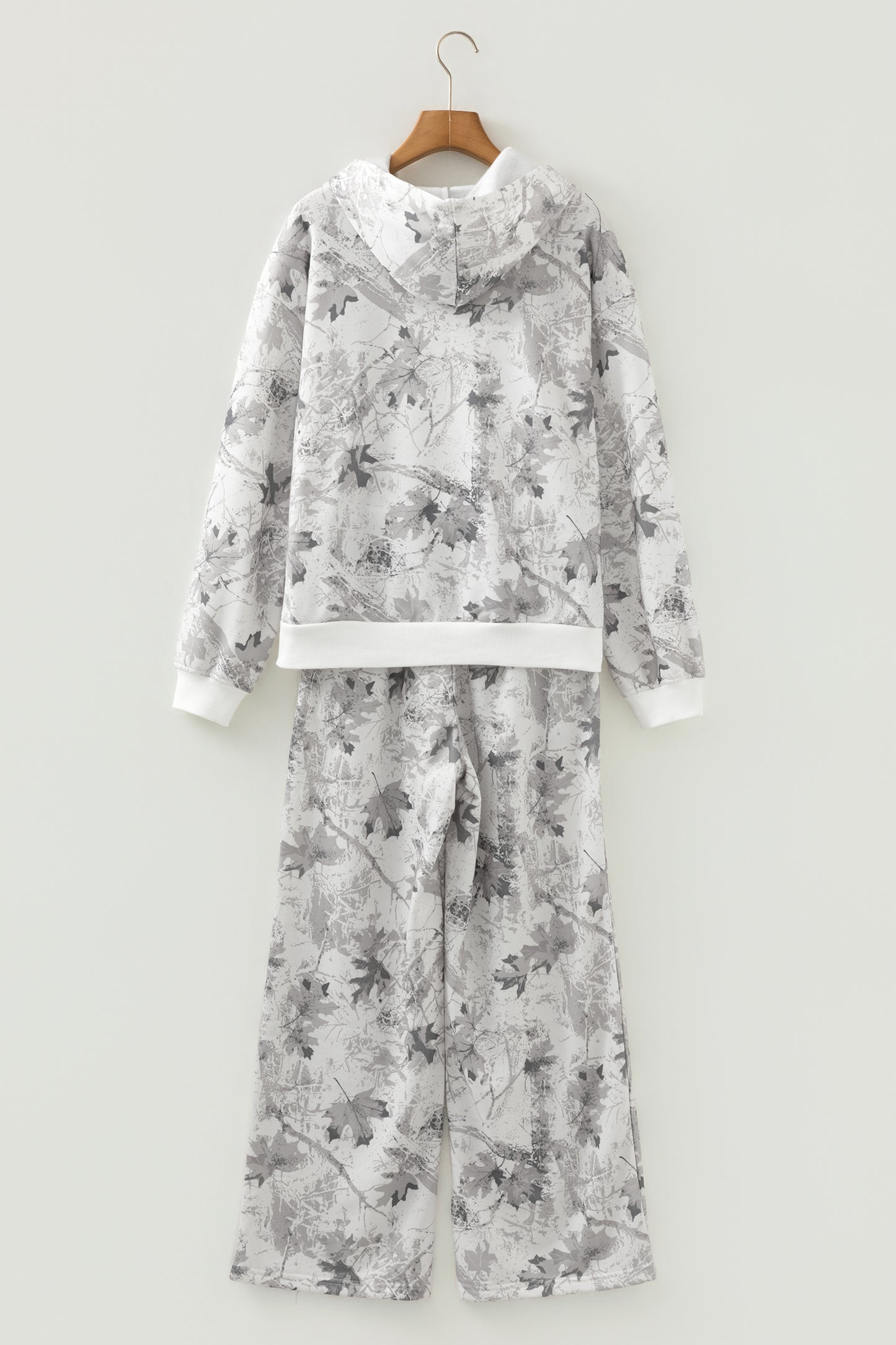 Woodland Camo Hoodie and Sweatpants Set