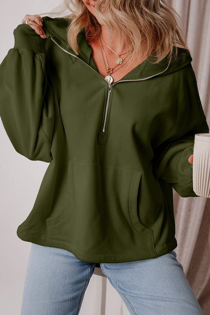 Fleece Lined Kangaroo Pocket Hoodie