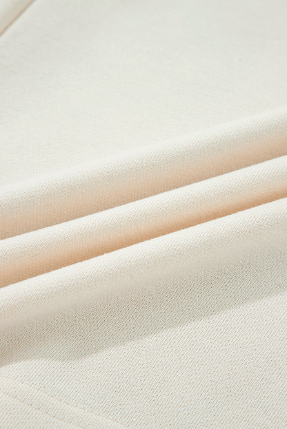 Solid Bow Tie Long Sleeve Hoodie