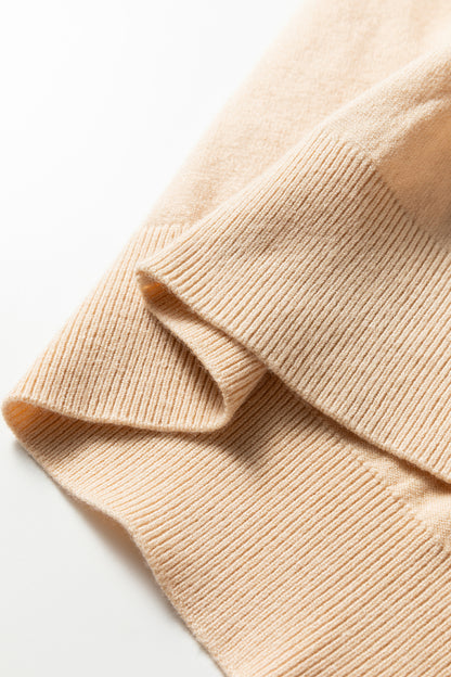 Floral Patchwork Puff Sleeve Sweater