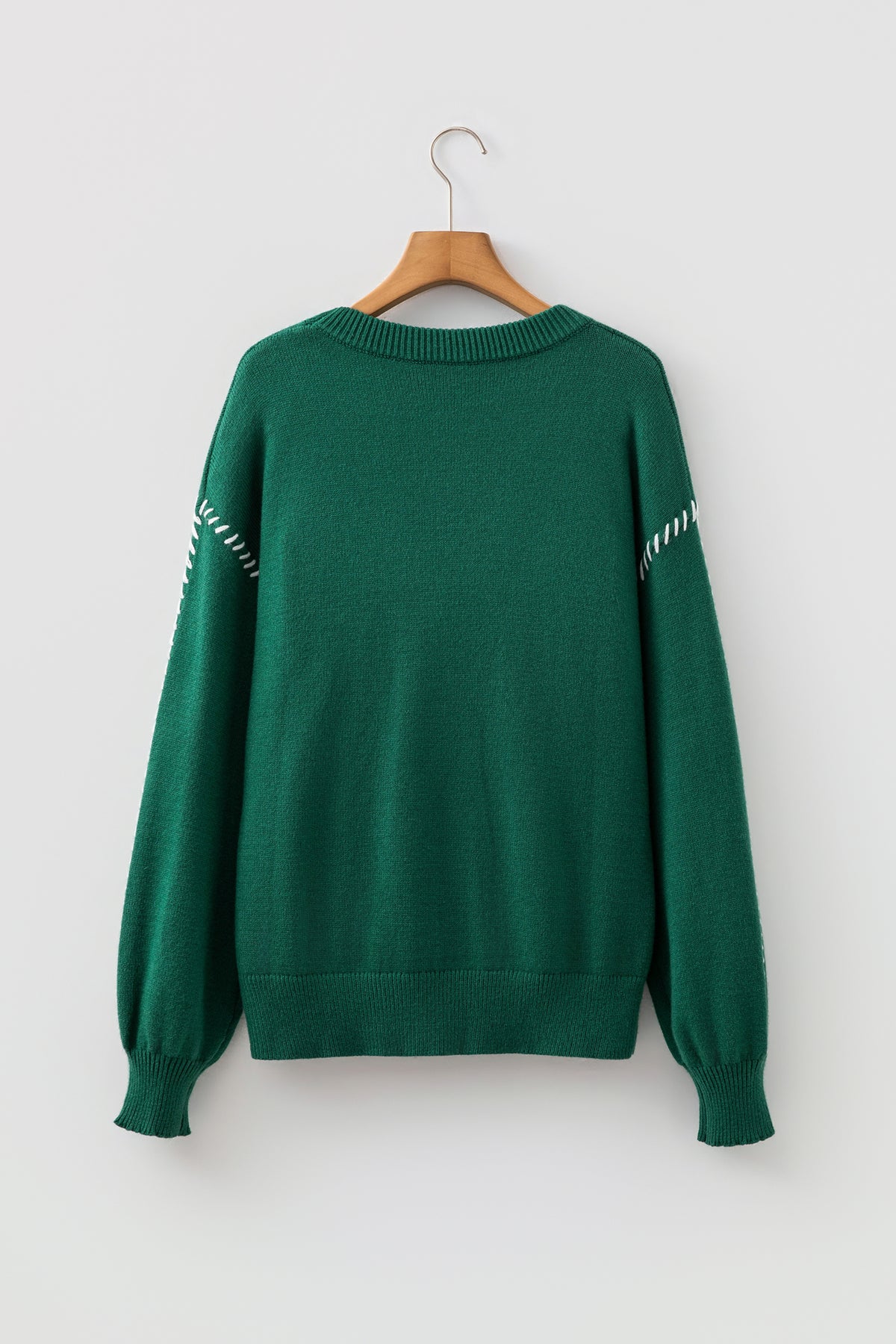 Christmas Santa Baby Patch Embroidered Sweater