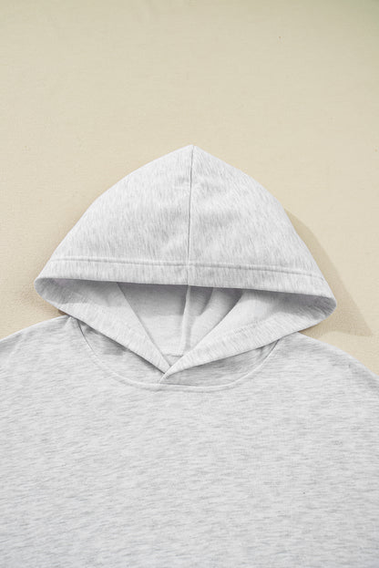 Plus Size Camo Patchwork Asymmetric Sleeve Hoodie