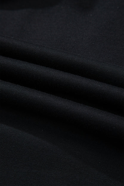 Colorblock Patchwork Pullover and Shorts Set