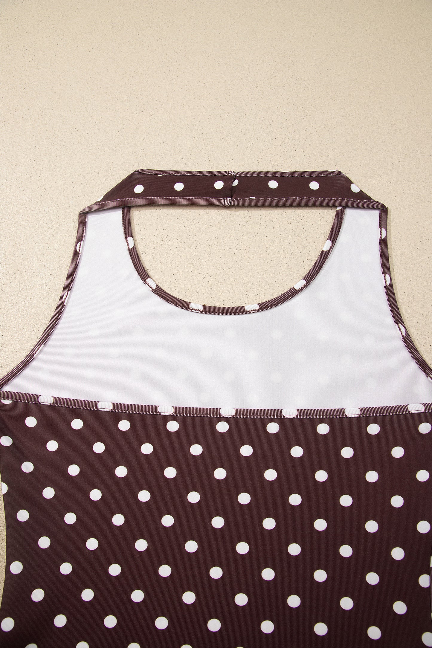 Polka Dot Halter Tank & Elastic Shorts Set