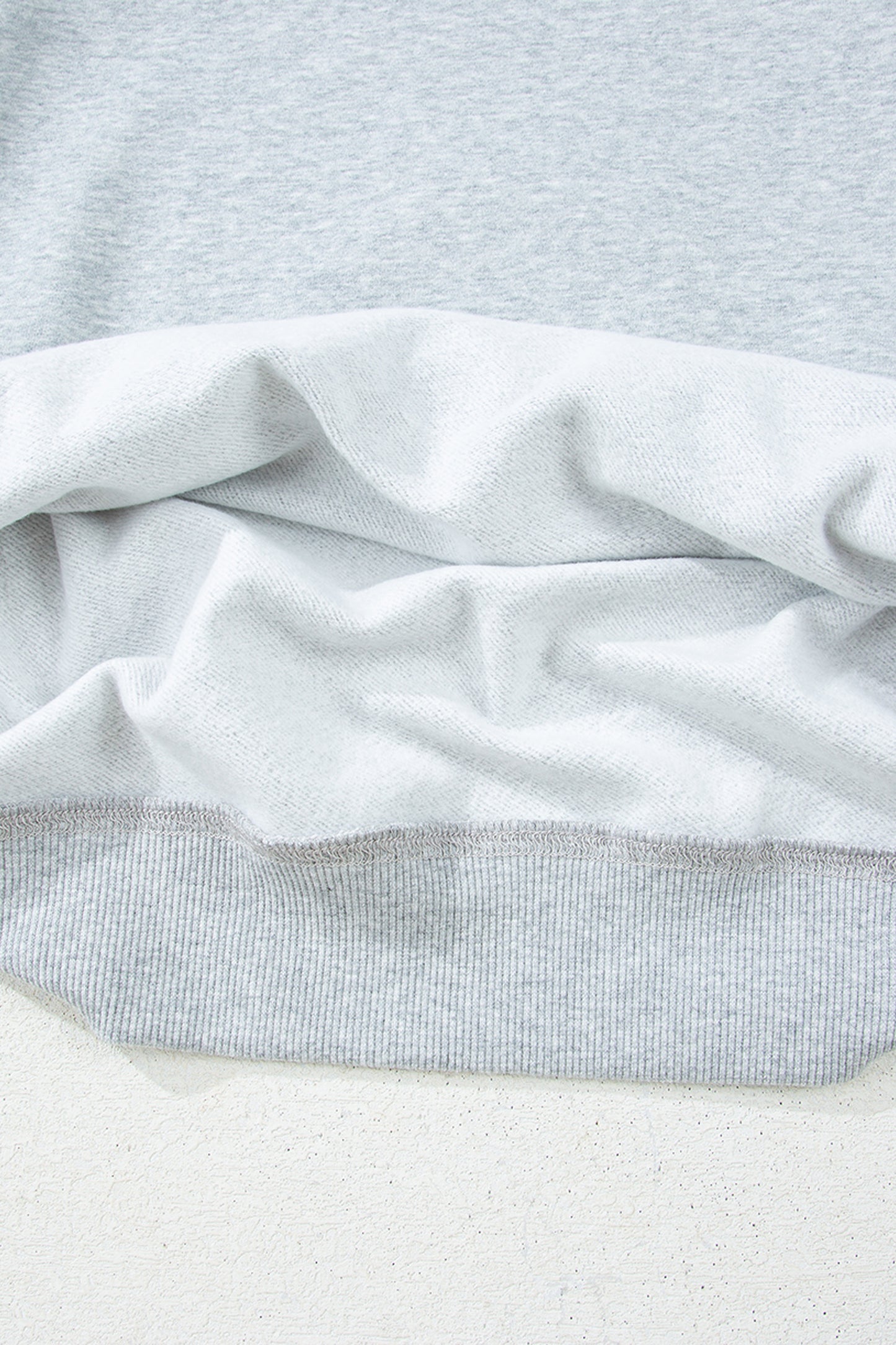 Solid Mock Neck Oversized Sweatshirt