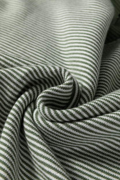 Stripe Colorblock Patchwork Dolman Sleeve Sweater