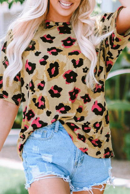 Leopard Short Sleeve T-Shirt