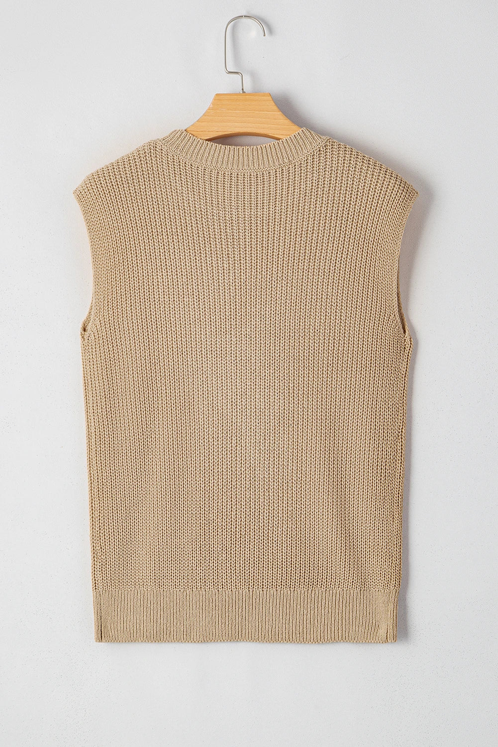 Western Cowboy Embroidered Round Neck Sleeveless Sweater