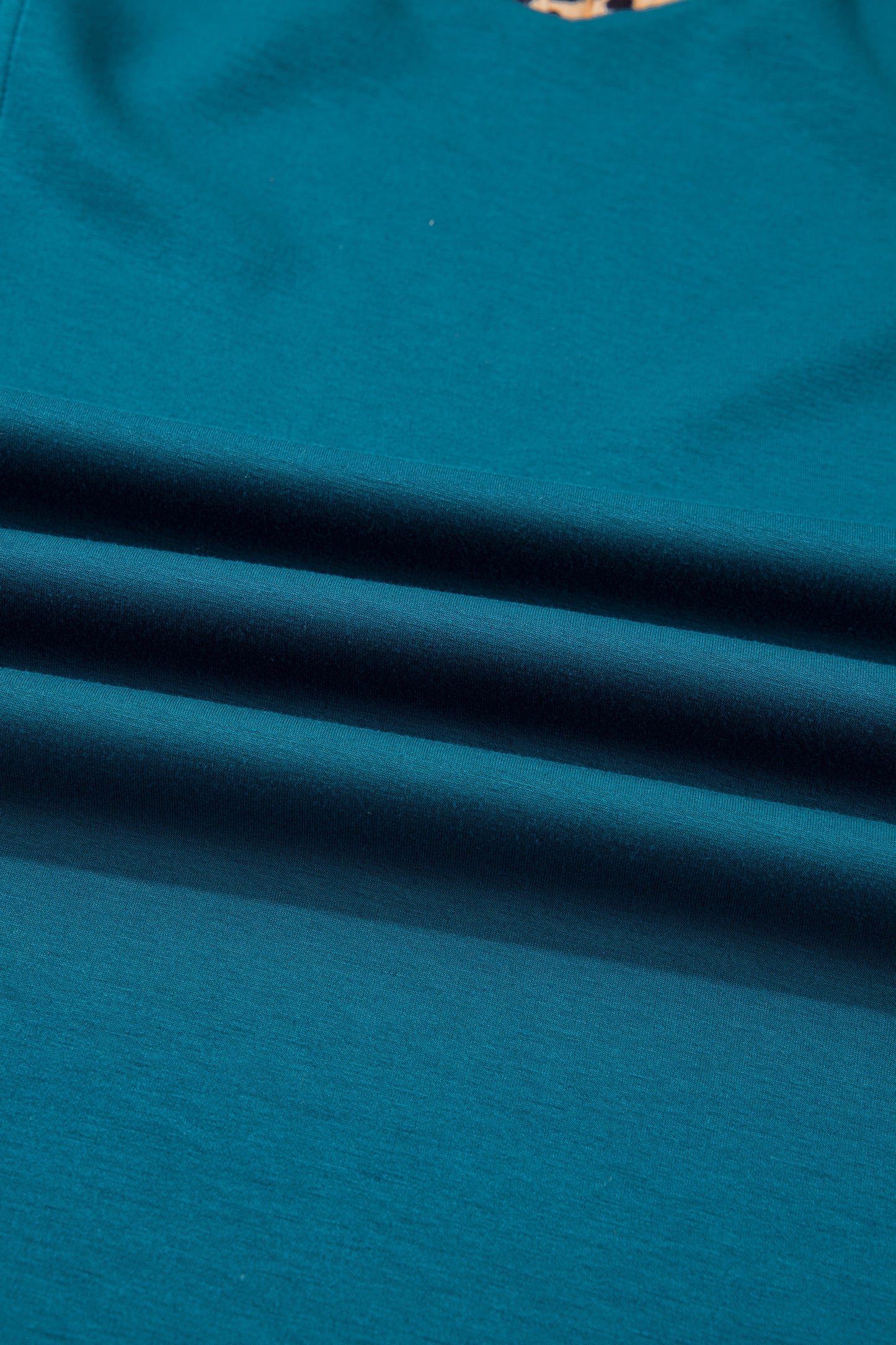 Plus Size Leopard Patchwork Quarter-Zip Collared Dress