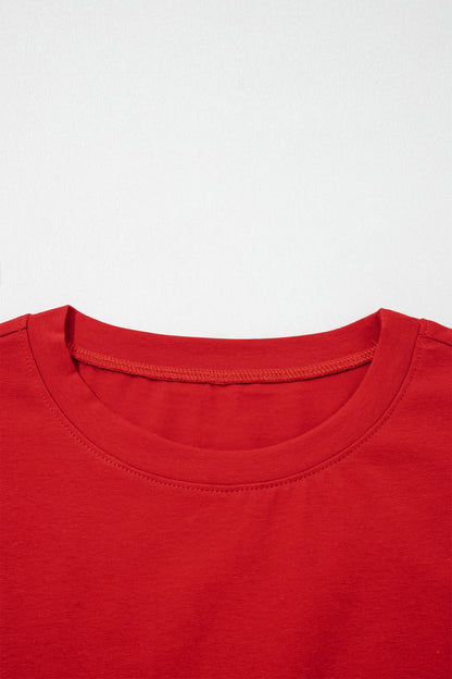 Varsity Stripe Crew Neck Short Sleeve T-Shirt