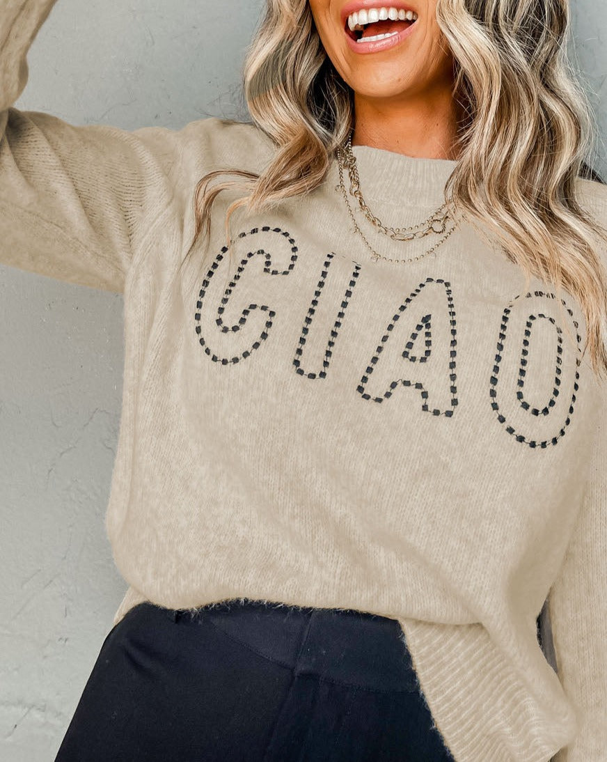 CIAO Crew Neck Sweater